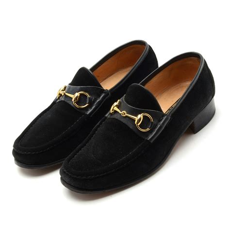 black suede gucci shoes|Gucci men loafers shoes leather.